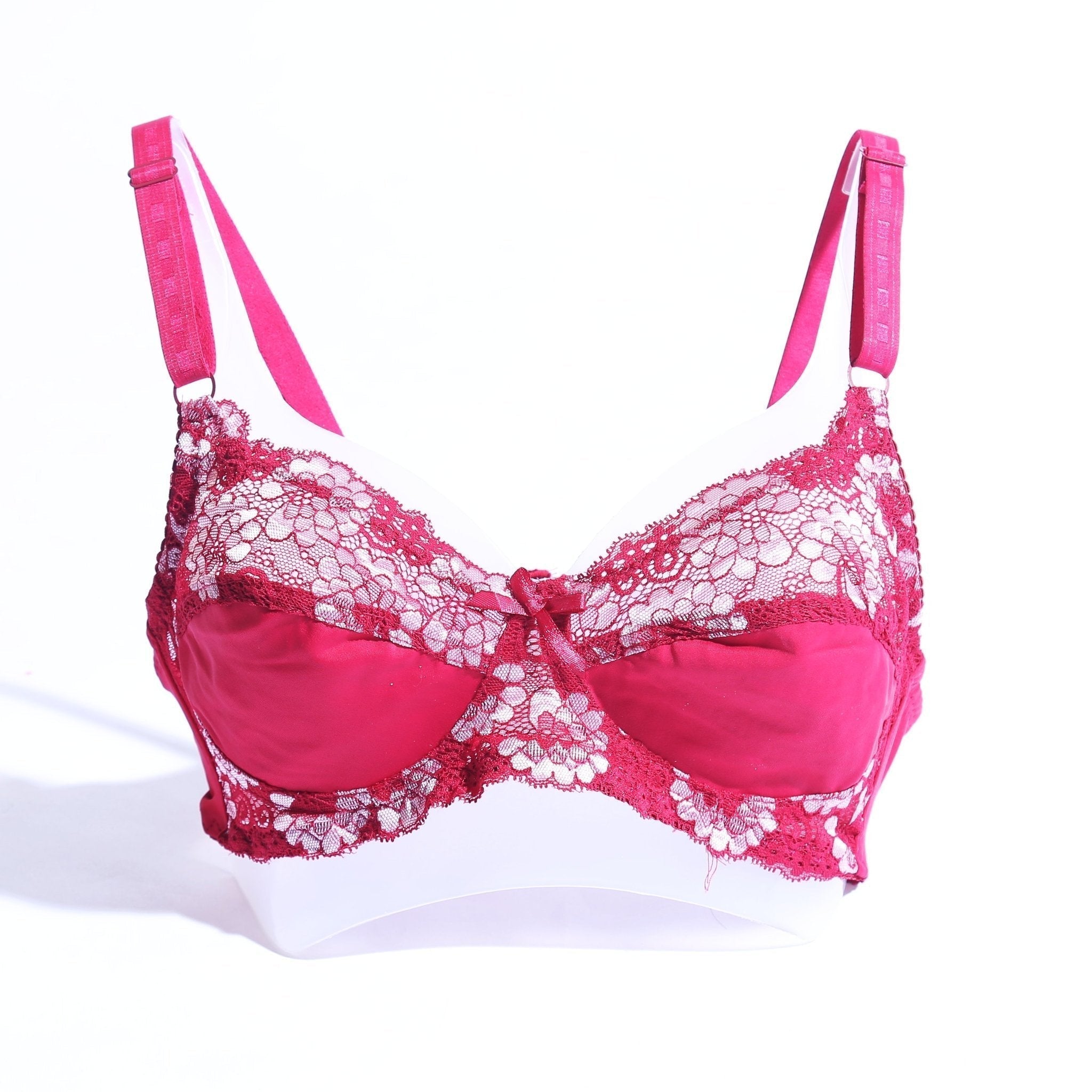 FLORAL COTTON NET BRA