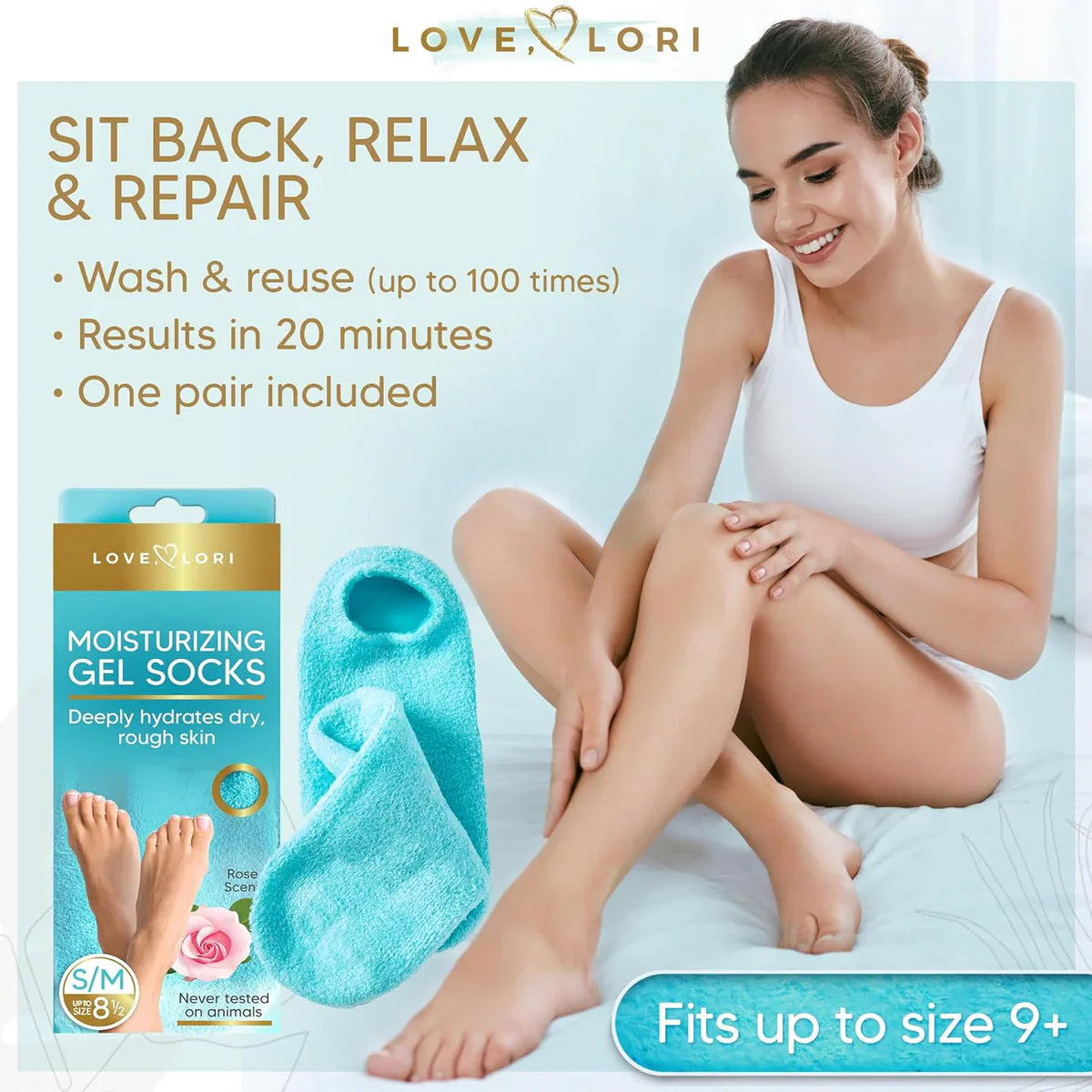 SootheSocksâą - Foot Spa Pedicure Silicone Socks For Men & Women