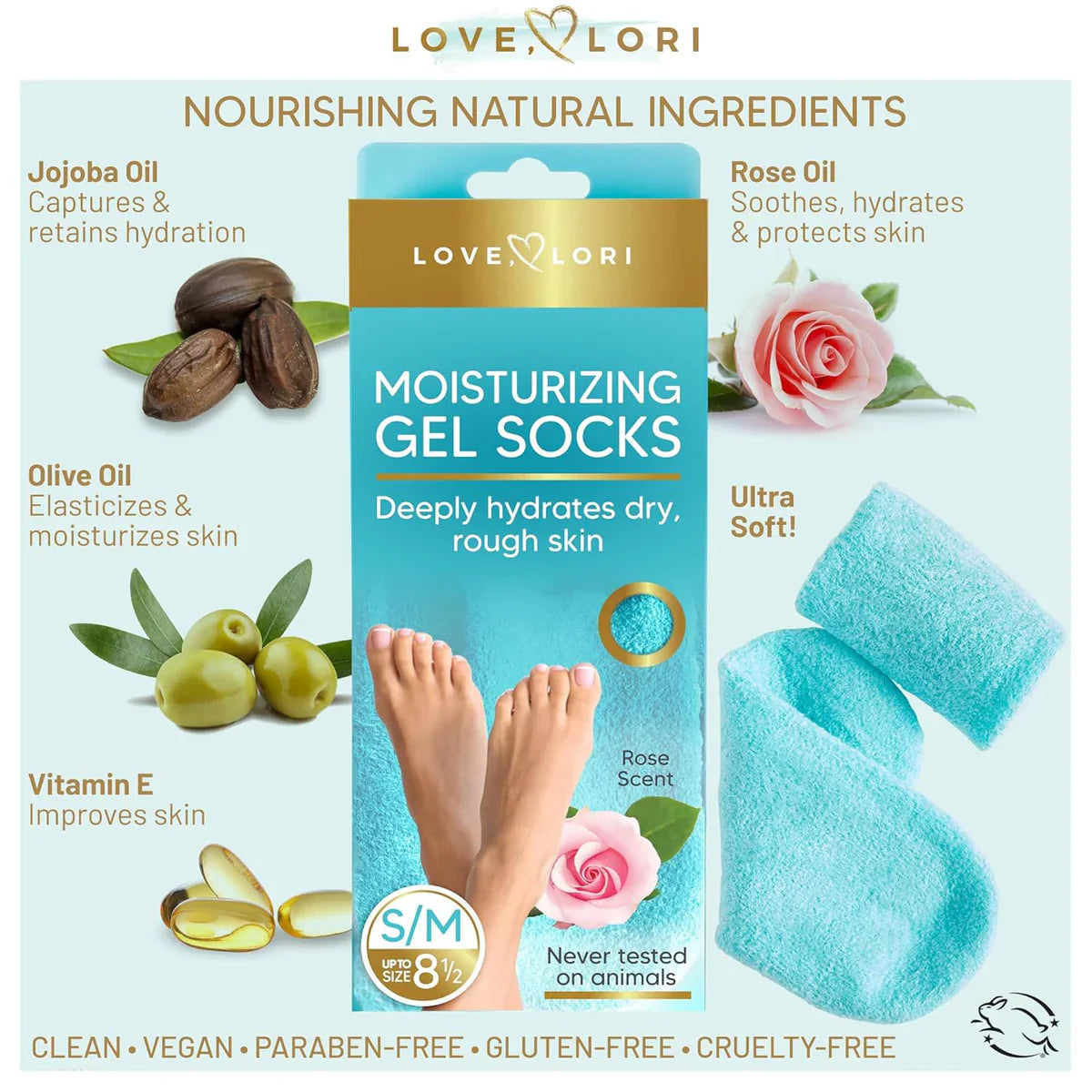SootheSocksâą - Foot Spa Pedicure Silicone Socks For Men & Women